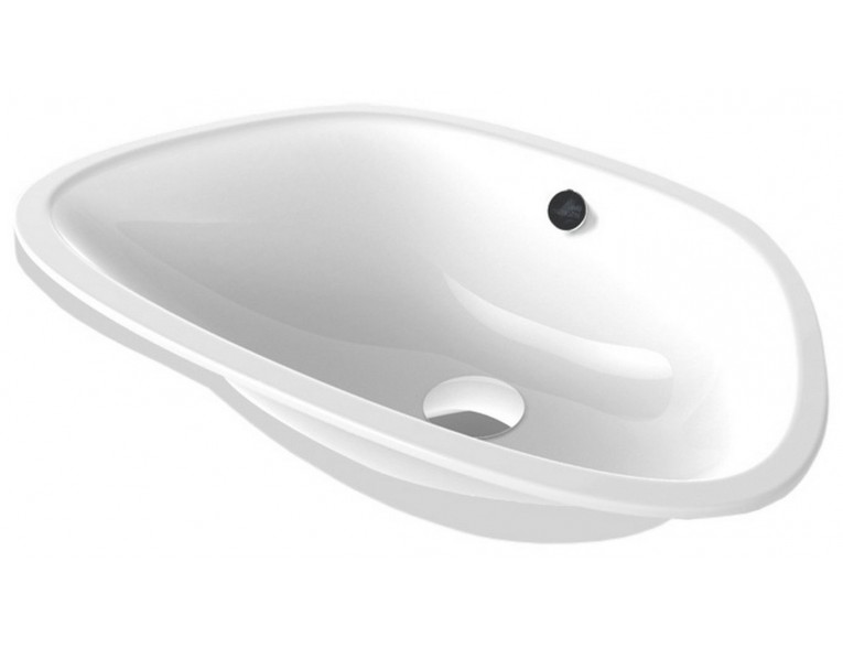Умивальник під стільницю ArtCeram Plettro sottopiano, white (PTL0030100)