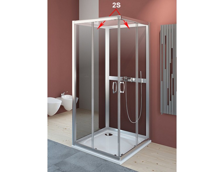 Задні стінки для душової кабіни Radaway Premium Plus 2S 80 (33443-01-05N)
