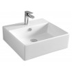 Підвісний умивальник ArtCeram Quadro 50, white (QUL0020100)