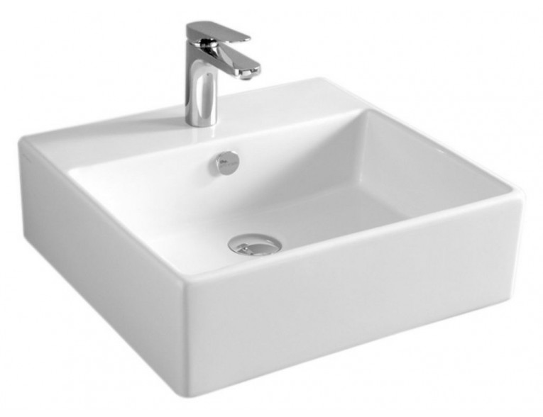 Підвісний умивальник ArtCeram Quadro 50, white (QUL0020100)