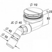 Сифон Radaway TURBOFLOW TB90P, хром Сифон Radaway TURBOFLOW TB90P, хром