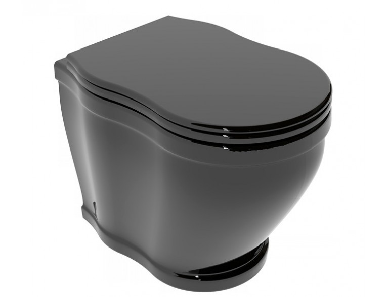 Підвісний унітаз GSG TIME 54 см glossy Black (TIWC01002)
