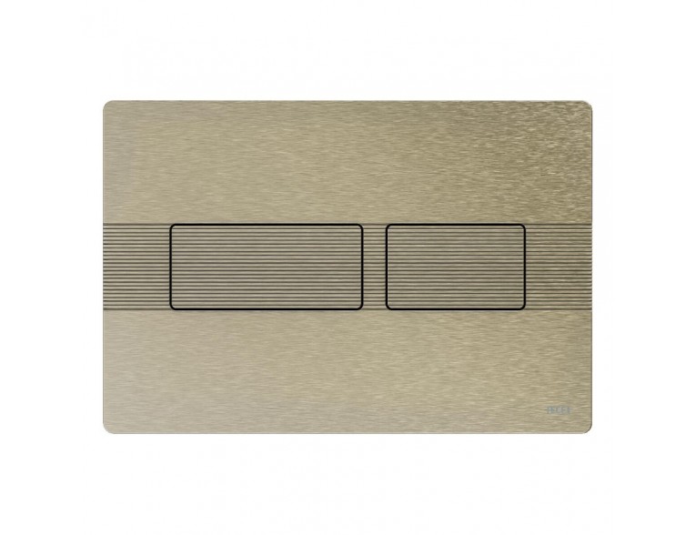 Кнопка зливу подвійна Tece Solid Pus Plate, нікель матовий (9240437)