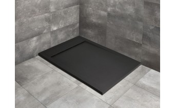 Душовий піддон, камяний Radaway Teos F 140x70 см, чорний (HTF14070-54) Душовий піддон, камяний Radaway Teos F 140x70 см, чорний (HTF14070-54)