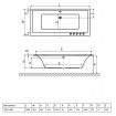 Ванна Radaway Aridea Lux 180×80 + ніжки (WA1-25-180×080U)