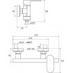 Змішувач для душу Ravak Сhrome CR 032.00/150 (X070043)