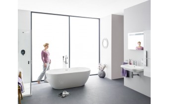 Окремостояча овальна ванна з акрилу Ravak Freedom O 169x80 см, біла глянцева (XC00100020)