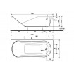 Ванна прямокутна Kolo Comfort 170x75 см (XWP3070000) Ванна прямокутна Kolo Comfort 170x75 см (XWP3070000)