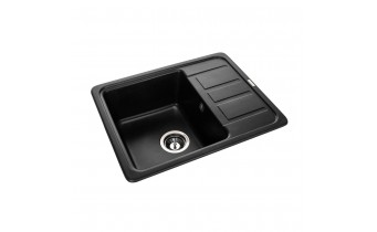 Кухонна мийка Granado Alanis 574x460 мм, black shine (2701)