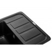Кухонна мийка Granado Alanis 574x460 мм, black shine (2701)