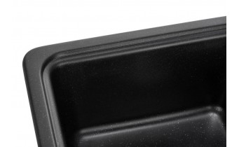 Кухонна мийка Granado Alanis 574x460 мм, black shine (2701)