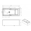 Ванна акрилова Riho Still Shower ELITE 180x80 см, R (BD17005) Ванна акрилова Riho Still Shower ELITE 180x80 см, R (BD17005)
