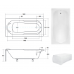Ванна акрилова Besco Bona 160x70, пряма (WAB-160-PK) Ванна акрилова Besco Bona 160x70, пряма (WAB-160-PK)