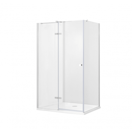 Душова кабіна Besco Pixa 100x90x195 L, прозоре скло (PPL-109-195C)