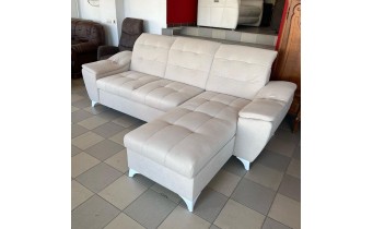 Кутовий диван розкладний ВІКОМеблі Бетті / Betti, молочний, кут Г (Viko-Betti1)