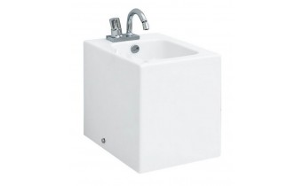 Підлогове біде ArtСeram Block, glossy white (BKB0020100) Підлогове біде ArtСeram Block, glossy white (BKB0020100)