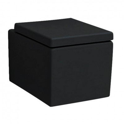 Підвісний унітаз ArtCeram Block, glossy black (BKV0010300) Підвісний унітаз ArtCeram Block, glossy black (BKV0010300)