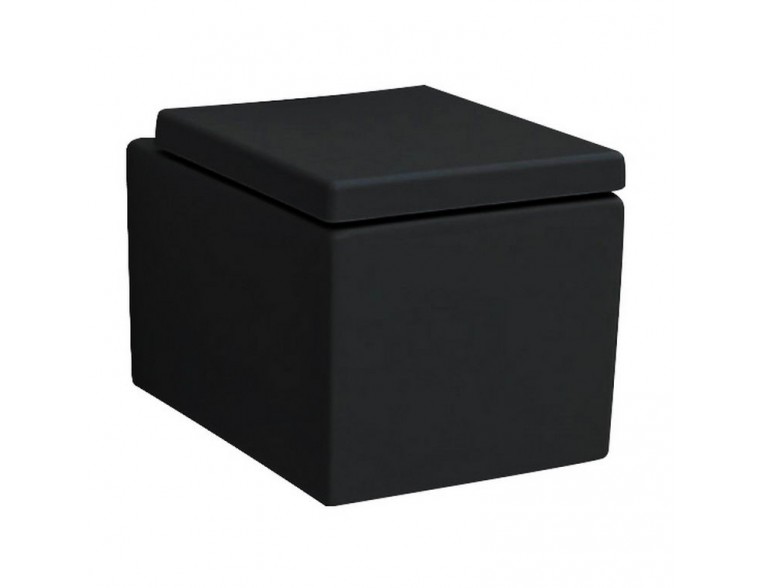 Підвісний унітаз ArtCeram Block, glossy black (BKV0010300)