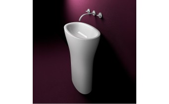 Умивальник окремостоячий Catalano Muse Freestanding, з зливом в підлогу (1FRPMU00)