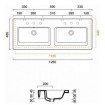 Підвісний умивальник Catalano New Light 125 (1125LI00) Підвісний умивальник Catalano New Light 125 (1125LI00)