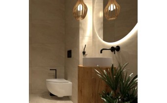 Кругле дзеркало з LED підсвіткою у ванну Elita Round 75, 75x75x2,9 см (167639)