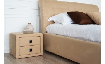Двоспальне ліжко Embawood Kava time / Кава Тайм 180x200, капучіно (EW12)