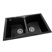Кухонна мийка Granado Cordoba 780x500 мм, black shine (1201) Кухонна мийка Granado Cordoba 780x500 мм, black shine (1201)
