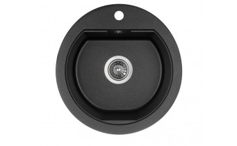 Кухонна мийка Granado Lugo 480x495 мм, black shine (2801)