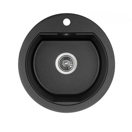 Кухонна мийка Granado Lugo 480x495 мм, black shine (2801)