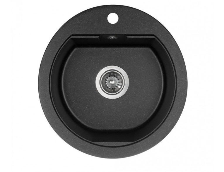 Кухонна мийка Granado Lugo 480x495 мм, black shine (2801)