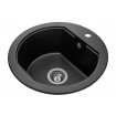 Кухонна мийка Granado Lugo 480x495 мм, black shine (2801)