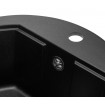 Кухонна мийка Granado Lugo 480x495 мм, black shine (2801)