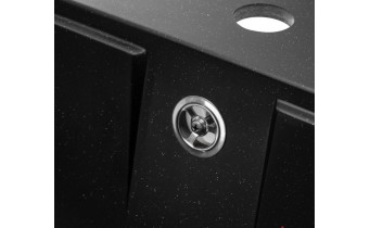 Кухонна мийка Granado Lugo 480x495 мм, black shine (2801)