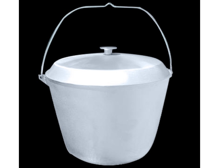 Казан алюмінієвий Winco з кришкою, 10 л (DD-23)