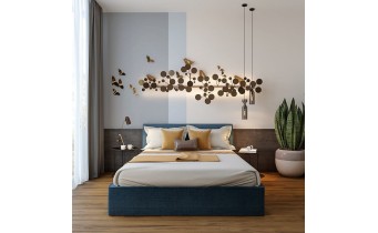 Двоспальне ліжко WoodSoft Kioto / Кіото 140x200 (Kioto140200)