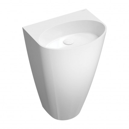 Окремостоячий умивальник Omnires Siena M+ 55x43 см, білий глянцевий (SIENAUWBOBP)
