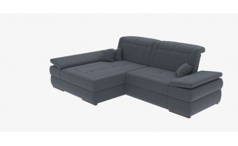 Кутовий диван розкладний ВІКОМеблі Ostin 1X / Остін 1X, графітовий (Viko130-Ostin1X)