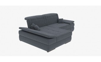 Кутовий диван розкладний ВІКОМеблі Ostin 1X / Остін 1X, графітовий (Viko130-Ostin1X)