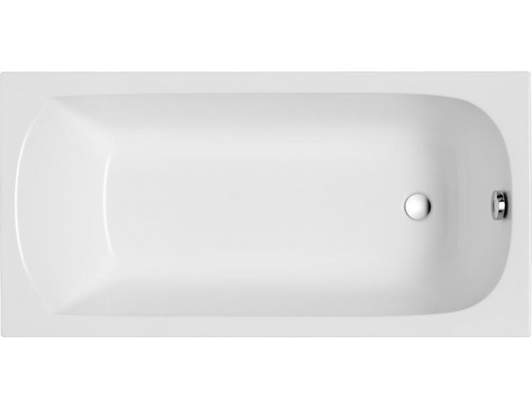 Ванна акрилова Polimat Classic 120x70 см, прямокутна + ніжки (00237)