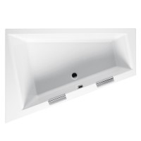 Акрилова ванна Riho Doppio Plug & Play 180x130 R, асиметрична + ніжки (BD44005)
