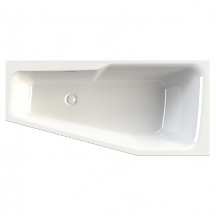 Акрилова ванна Riho Rethink Space 170x90 L, асиметрична з сифоном click / clack (BR16005) Акрилова ванна Riho Rethink Space 170x90 L, асиметрична з сифоном click / clack (BR16005)