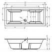 Ванна акрилова Riho Genova пряма 180x80 см (BB87) Ванна акрилова Riho Genova пряма 180x80 см (BB87)