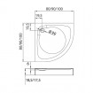 Панель для піддону NEW TRENDY CANTARE 90x90x15 см (O-0125) Панель для піддону NEW TRENDY CANTARE 90x90x15 см (O-0125)