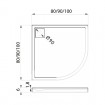 Душовий піддон NEW TRENDY LIDO 100x100x5,5 см (B-0313) Душовий піддон NEW TRENDY LIDO 100x100x5,5 см (B-0313)