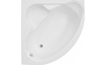 Ванна акрилова Polimat Standard / Полімат Стандарт, кутова 120x120 см + ніжки (00205)