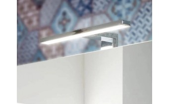 Прямокутне дзеркало у ванну UWiS Lite 70х60x3 см, з підсвіткою