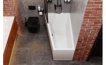 Ванна акрилова Vagnerplast Cavallo Offset 160x90 см L, Лівостороння (VPBA169CAV3LX-01)