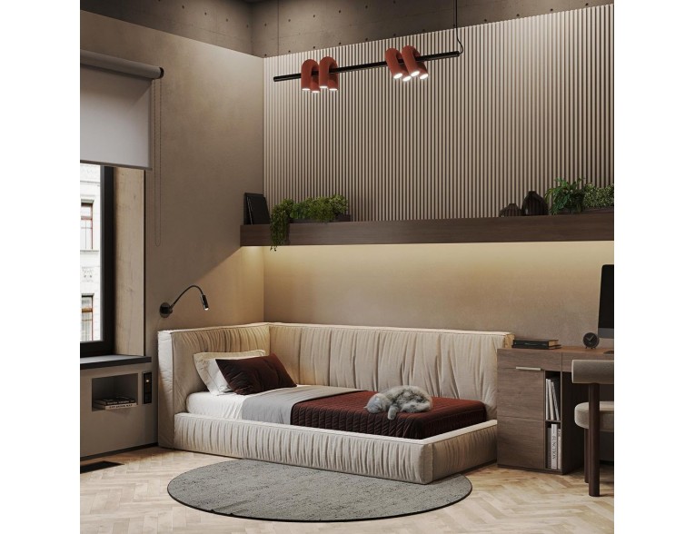 Дитяче ліжко WoodSoft Pula 90x190, з ортопедичною основою (P9-190-ORO)