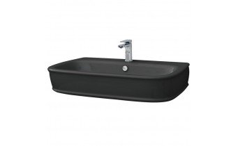 Підвісний умивальник ArtСeram Azuley, glossy black (AZL0040300) Підвісний умивальник ArtСeram Azuley, glossy black (AZL0040300)