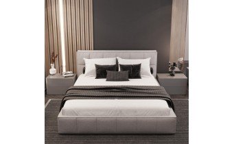 Двоспальне ліжко WoodSoft Bergamo / Бергамо 120x200 (Bergamo120200JAS)